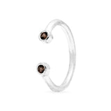 Anel Ayni Quartzo Fumê