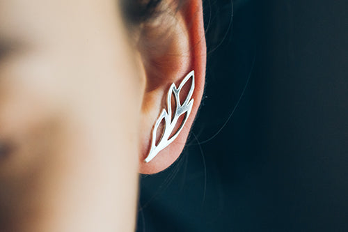Brinco Earcuff Folha